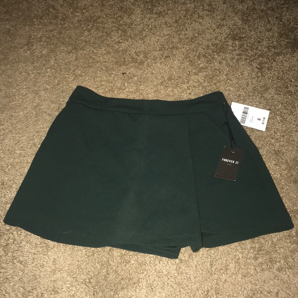 Green skort